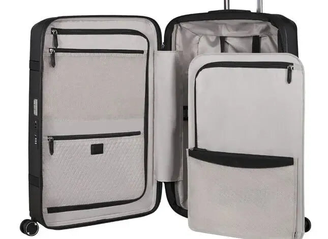 Samsonite IMAGE utvidbar ekstra stor koffert 81 cm Svart-Harde kofferter-BagBrokers