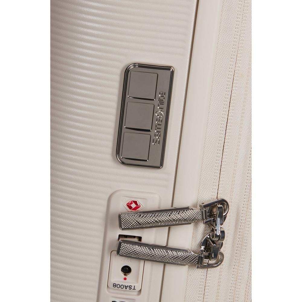 Samsonite IMAGE utvidbar kabinkoffert med 4 hjul 55 cm Ivory-Harde kofferter-BagBrokers