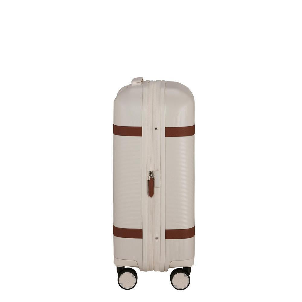 Samsonite IMAGE utvidbar kabinkoffert med 4 hjul 55 cm Ivory-Harde kofferter-BagBrokers