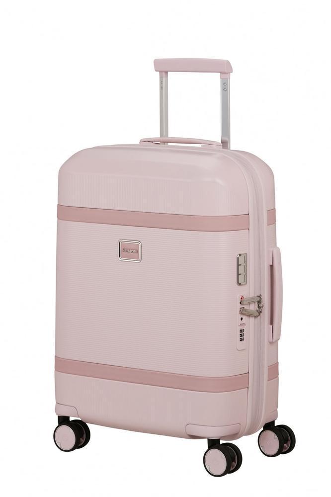 Samsonite IMAGE utvidbar kabinkoffert med 4 hjul 55 cm Rose-Harde kofferter-BagBrokers