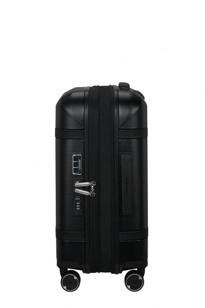 Samsonite IMAGE utvidbar kabinkoffert med 4 hjul 55 cm Svart-Harde kofferter-BagBrokers