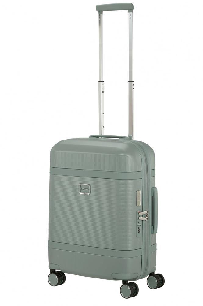 Samsonite IMAGE utvidbar kabinkoffert med 4 hjul 55 cm Thyme-Harde kofferter-BagBrokers