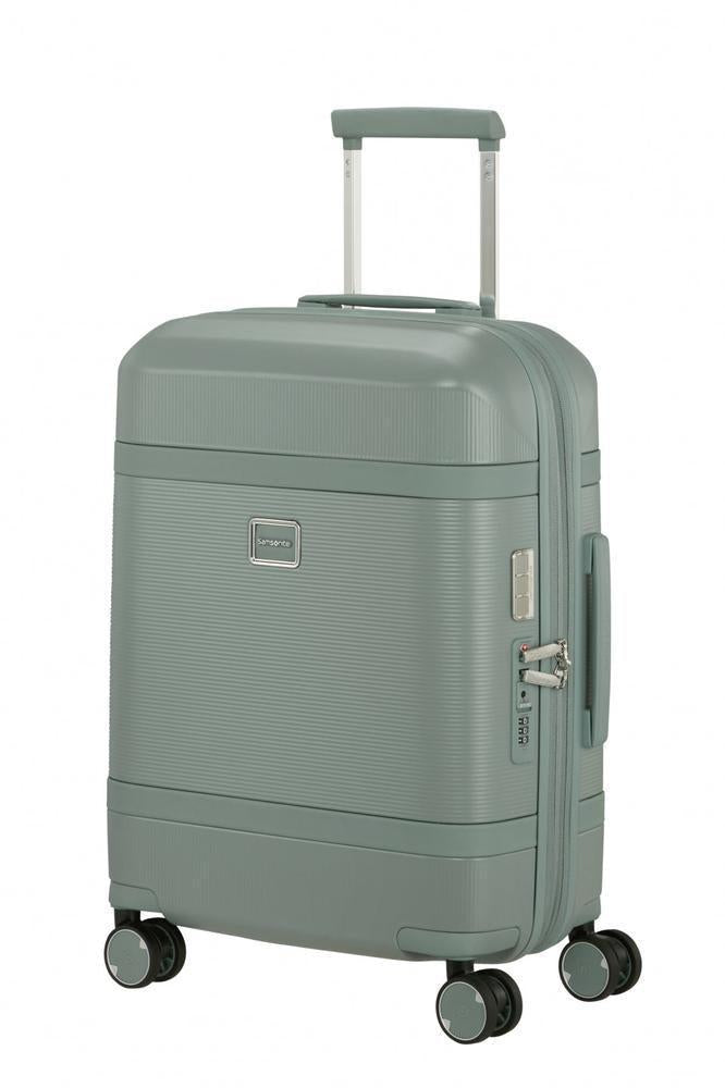 Samsonite IMAGE utvidbar kabinkoffert med 4 hjul 55 cm Thyme-Harde kofferter-BagBrokers