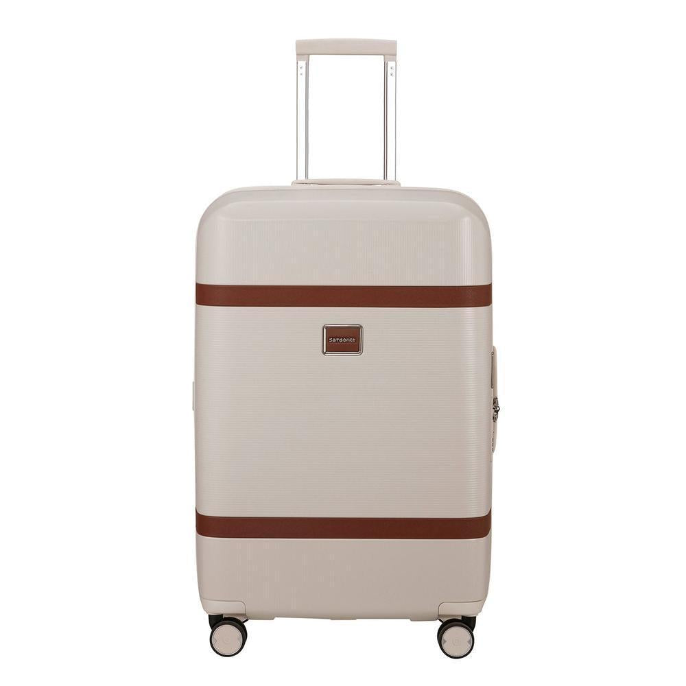 Samsonite IMAGE utvidbar medium koffert med 4 hjul 69 cm Ivory-Harde kofferter-BagBrokers
