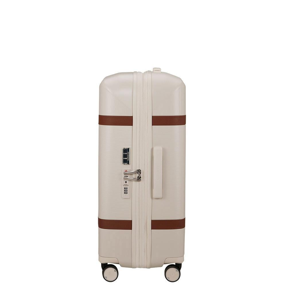 Samsonite IMAGE utvidbar medium koffert med 4 hjul 69 cm Ivory-Harde kofferter-BagBrokers