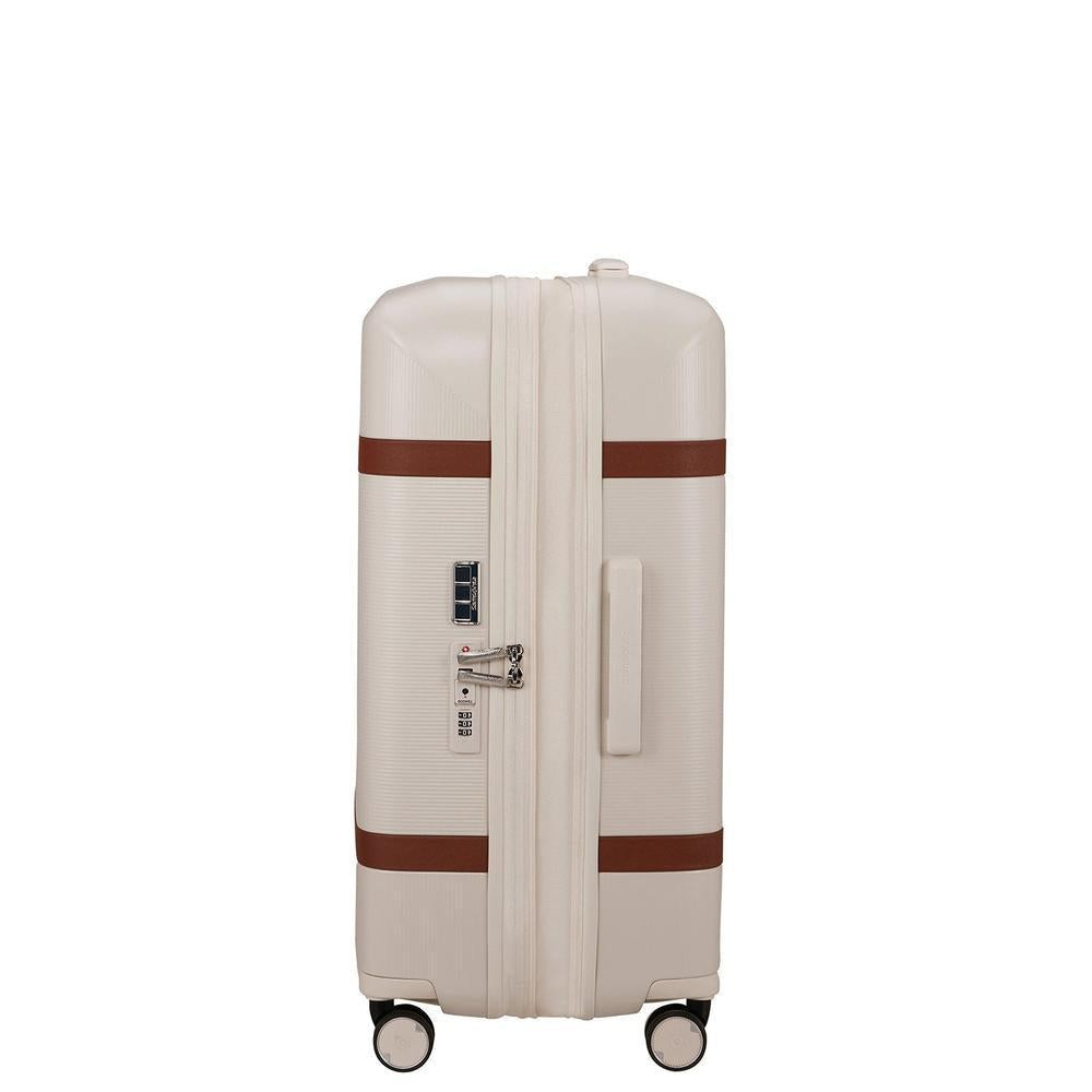 Samsonite IMAGE utvidbar medium koffert med 4 hjul 69 cm Ivory-Harde kofferter-BagBrokers