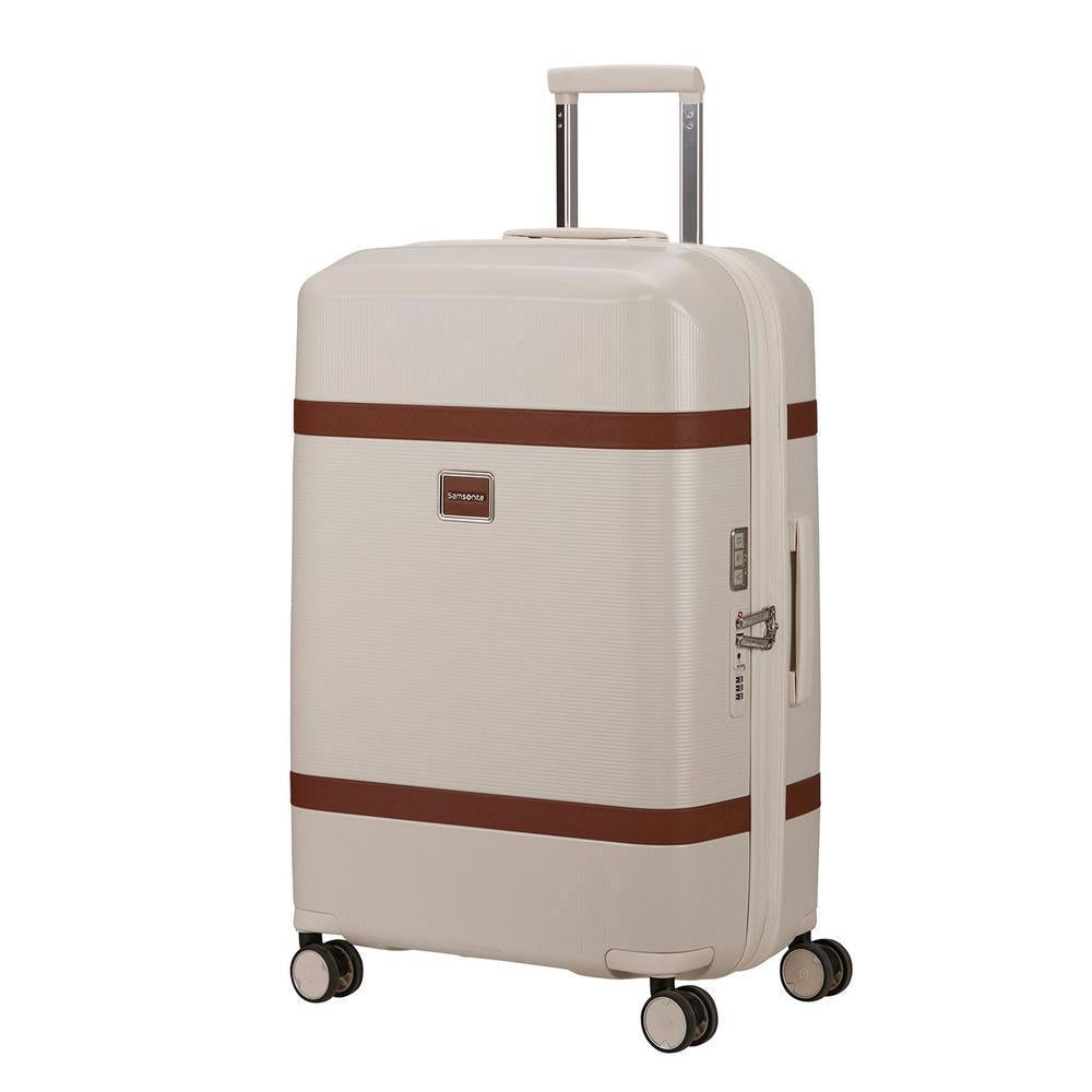 Samsonite IMAGE utvidbar medium koffert med 4 hjul 69 cm Ivory-Harde kofferter-BagBrokers