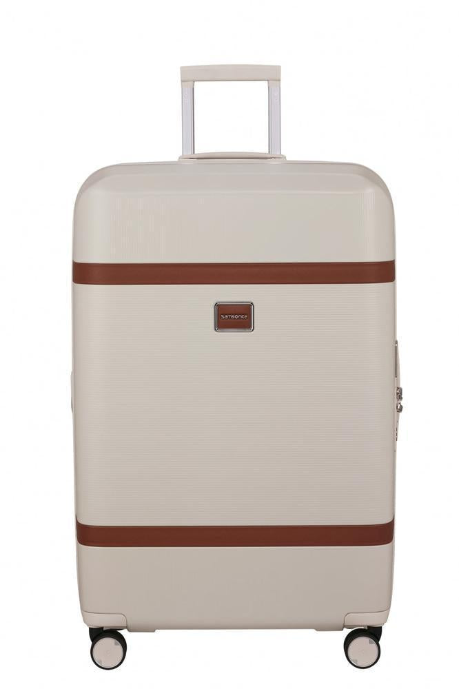 Samsonite IMAGE utvidbar stor koffert med 4 hjul 75 cm Ivory-Harde kofferter-BagBrokers
