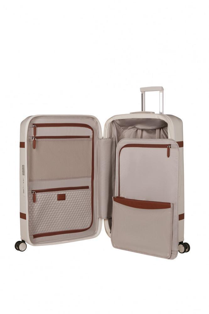 Samsonite IMAGE utvidbar stor koffert med 4 hjul 75 cm Ivory-Harde kofferter-BagBrokers