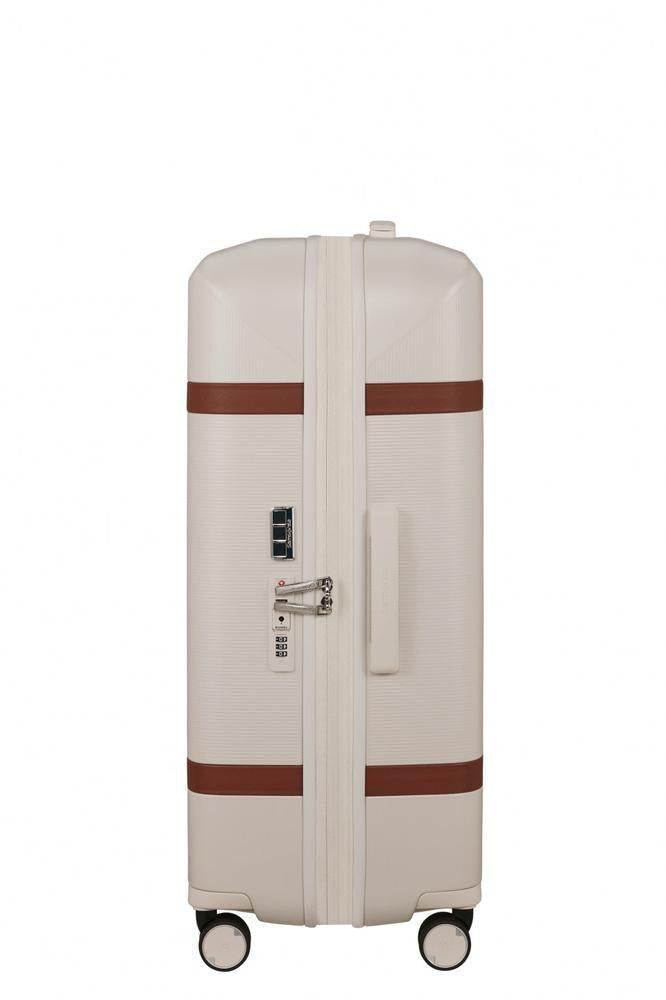 Samsonite IMAGE utvidbar stor koffert med 4 hjul 75 cm Ivory-Harde kofferter-BagBrokers