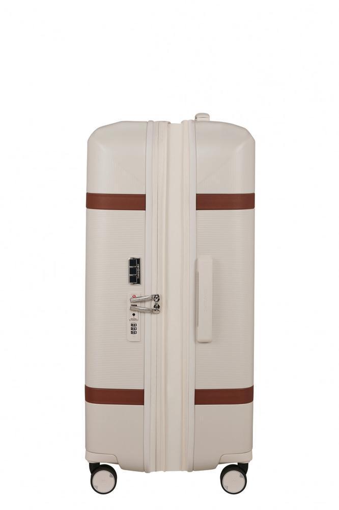 Samsonite IMAGE utvidbar stor koffert med 4 hjul 75 cm Ivory-Harde kofferter-BagBrokers