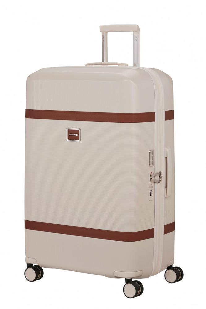 Samsonite IMAGE utvidbar stor koffert med 4 hjul 75 cm Ivory-Harde kofferter-BagBrokers