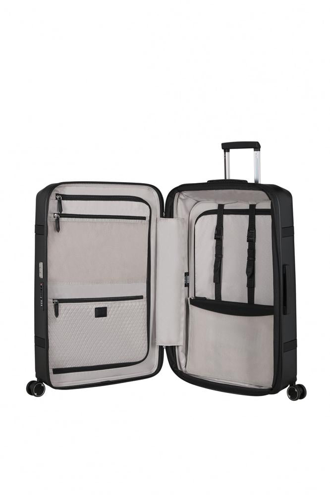 Samsonite IMAGE utvidbar stor koffert med 4 hjul 75 cm Svart-Harde kofferter-BagBrokers