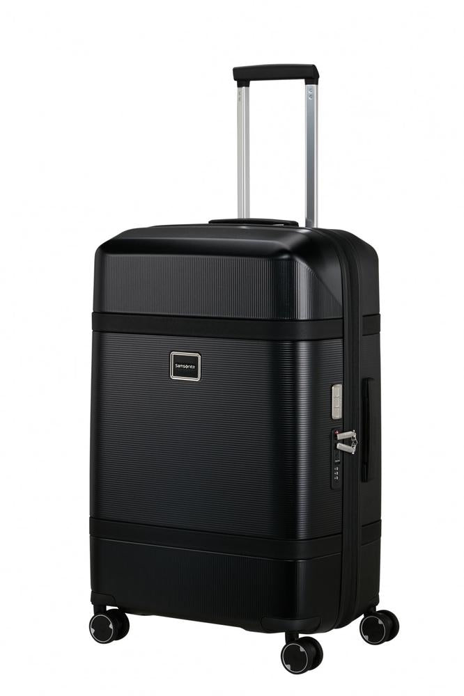 Samsonite IMAGE utvidbar stor koffert med 4 hjul 75 cm Svart-Harde kofferter-BagBrokers