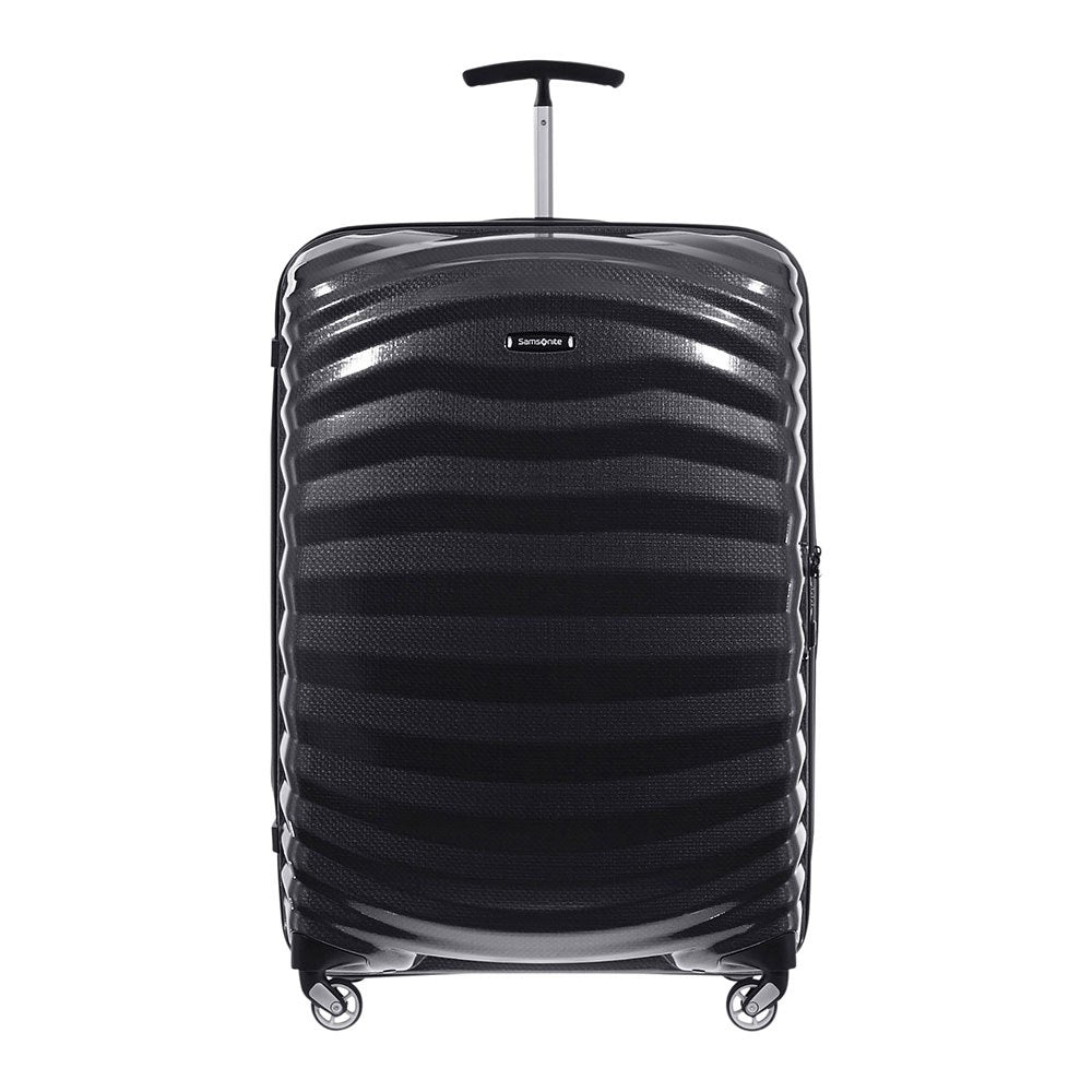 Samsonite Lite-Shock Ultralett hard stor koffert 75cm/98L Svart-Harde kofferter-BagBrokers