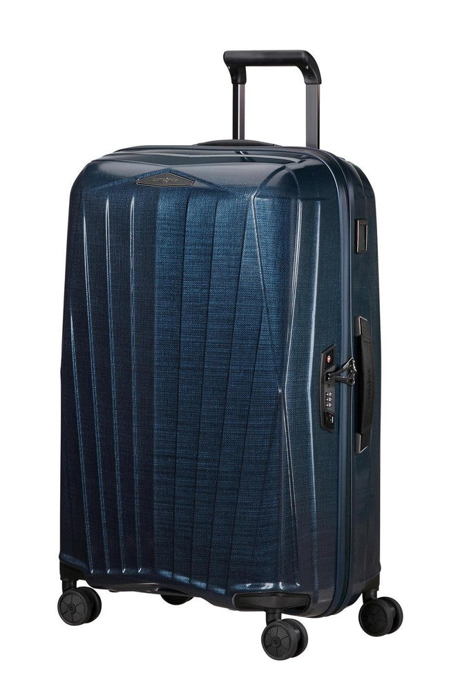 Samsonite Major-Lite Ultralett hard medium koffert 69 cm/69 L Midnight Blue-Harde kofferter-BagBrokers