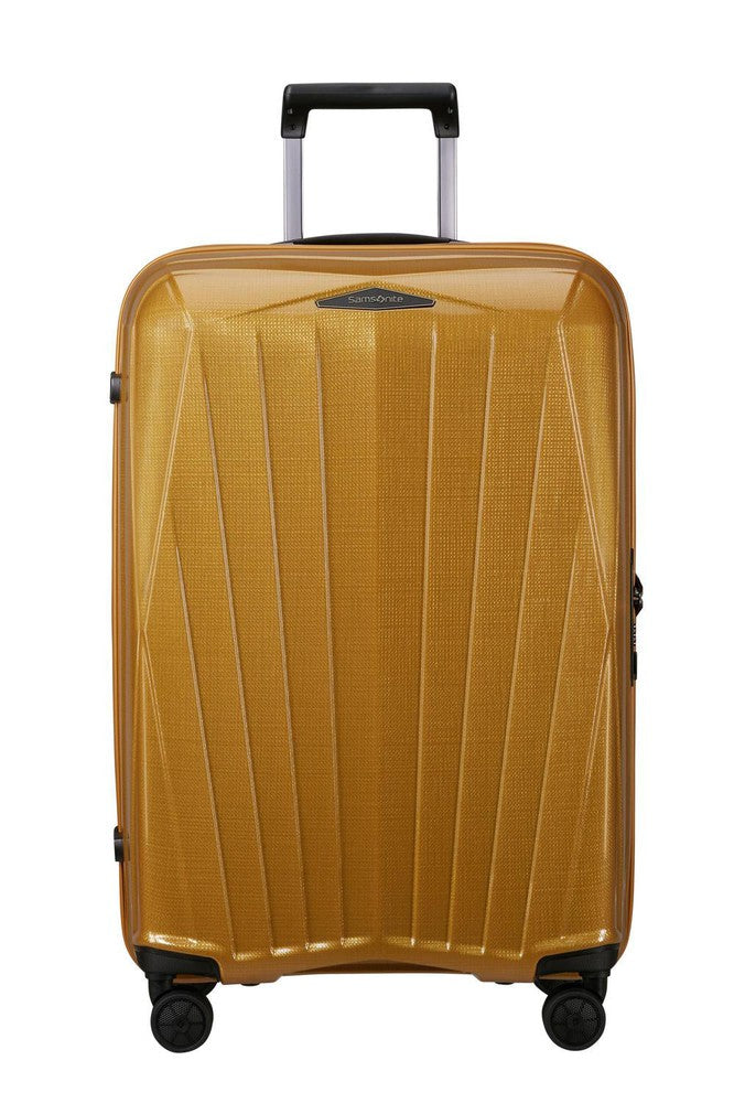 Samsonite Major-Lite Ultralett hard medium koffert 69 cm/69 L Saffron Yellow-Harde kofferter-BagBrokers