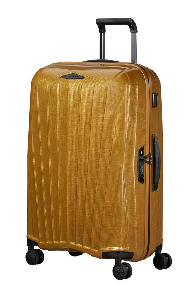 Samsonite Major-Lite Ultralett hard medium koffert 69 cm/69 L Saffron Yellow-Harde kofferter-BagBrokers