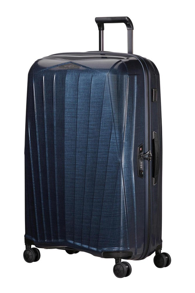 Samsonite Major-Lite Ultralett hard stor koffert 77 cm/100 L Midnight Blue-Harde kofferter-BagBrokers