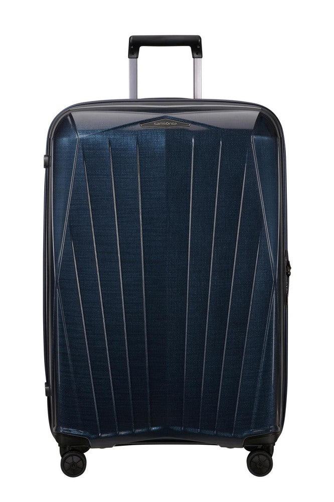 Samsonite Major-Lite Ultralett hard stor koffert 77 cm/100 L Midnight Blue-Harde kofferter-BagBrokers