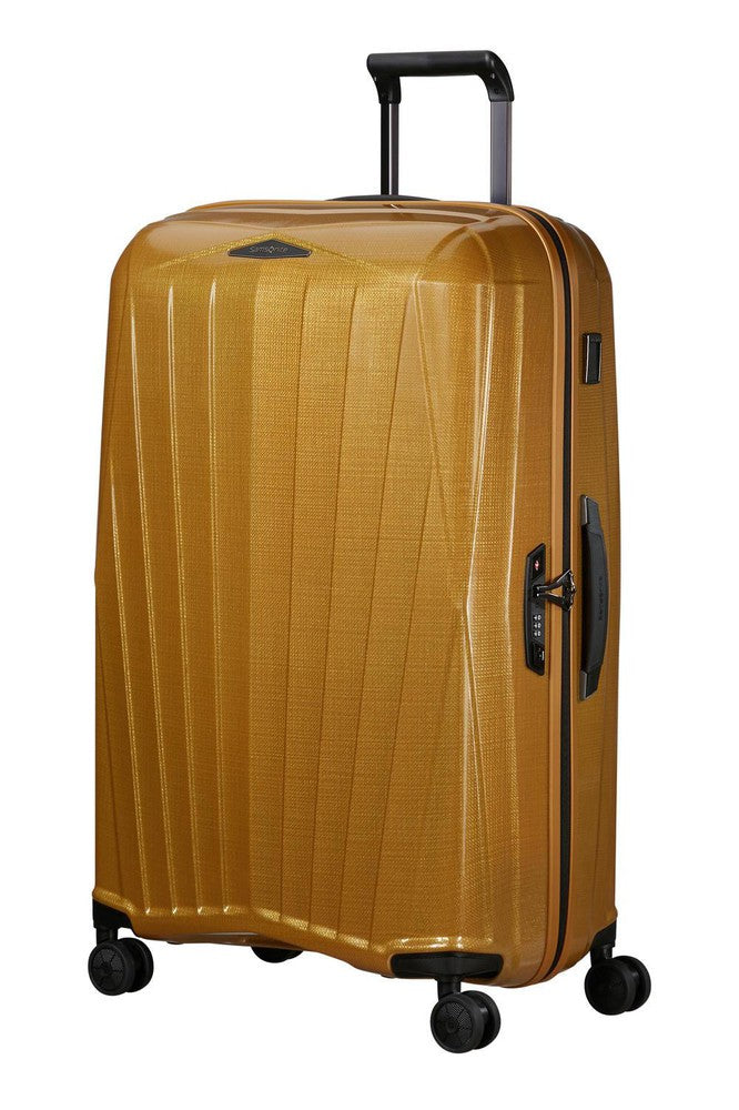 Samsonite Major-Lite Ultralett hard stor koffert 77 cm/100 L Saffron Yellow-Harde kofferter-BagBrokers