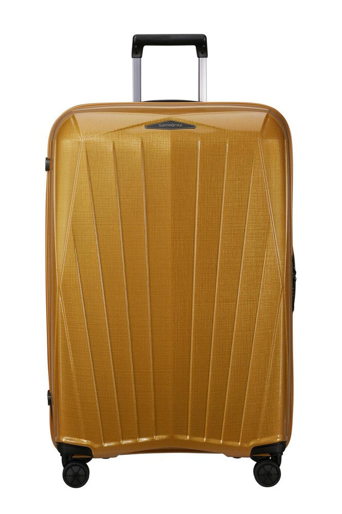 Samsonite Major-Lite Ultralett hard stor koffert 77 cm/100 L Saffron Yellow-Harde kofferter-BagBrokers