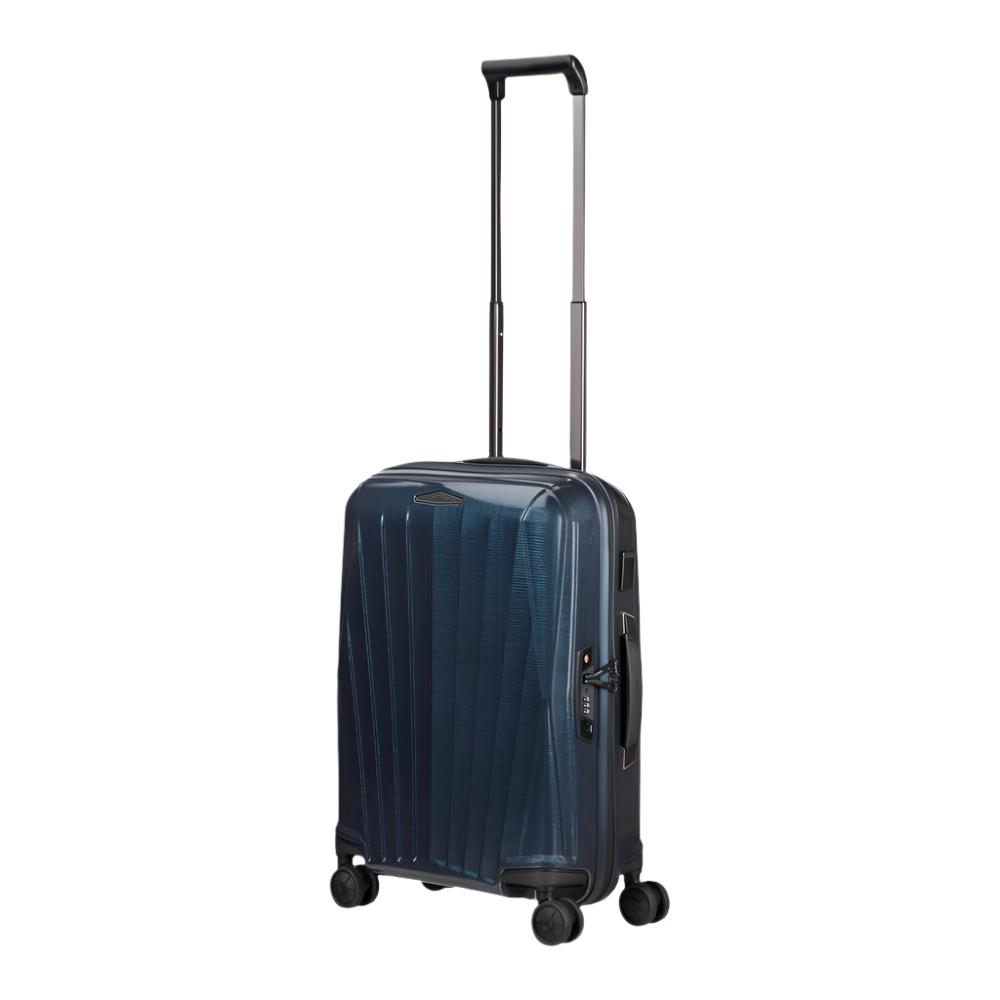 Samsonite Major-Lite Ultralett og utvidbar kabinkoffert 55 cm med 4 hjul Midnight Blue-Harde kofferter-BagBrokers