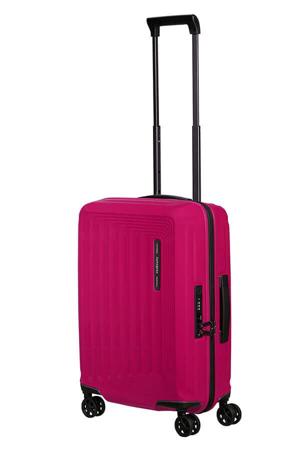 Samsonite NUON utvidbar Kabin koffert 55 cm Metallic Ruby-Harde kofferter-BagBrokers