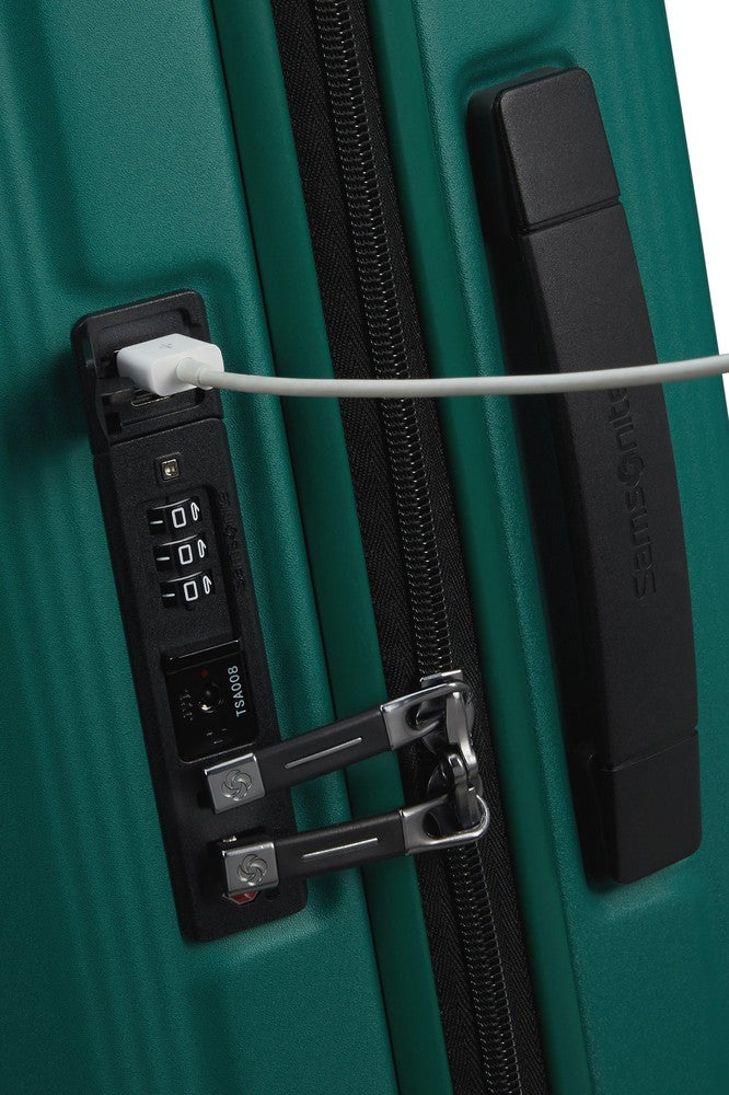 Samsonite NUON utvidbar Kabin koffert 55 cm Pine Green-Harde kofferter-BagBrokers