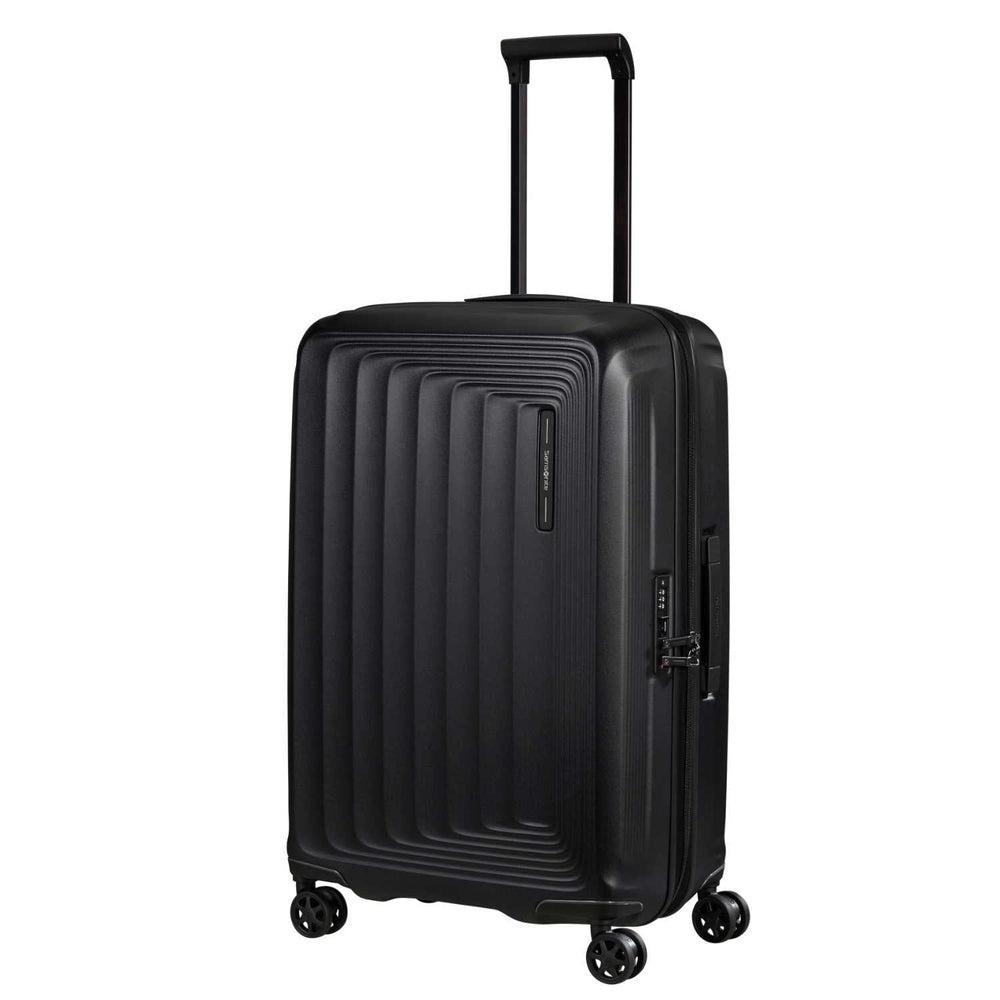 Samsonite NUON utvidbar Kabin koffert 55cm Matt Graphite-Harde kofferter-BagBrokers