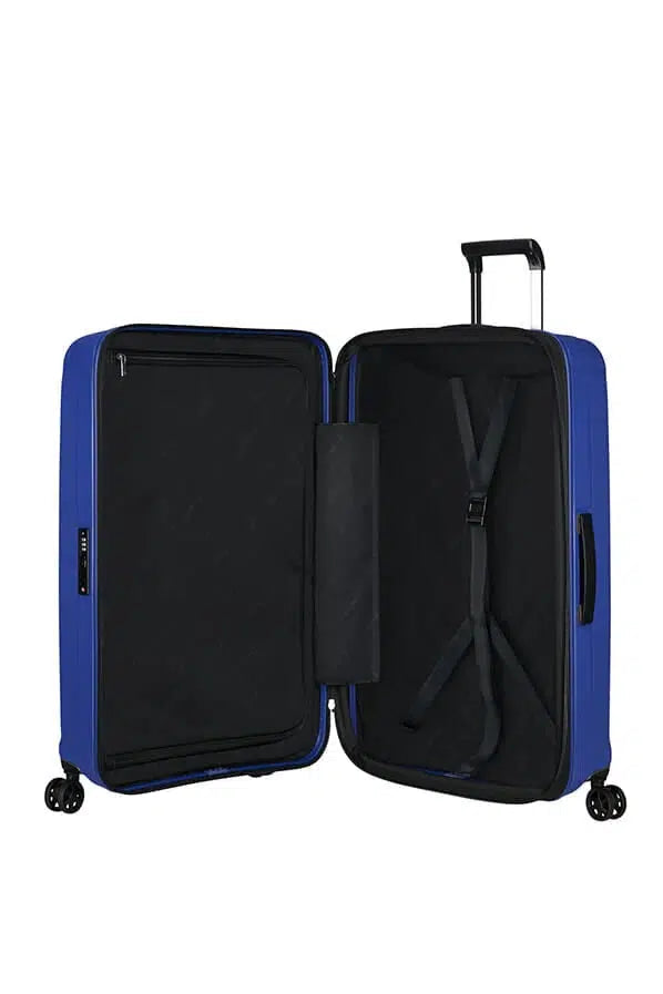 Samsonite NUON utvidbar stor koffert 75 cm Matt Nautical Blue-Harde kofferter-BagBrokers