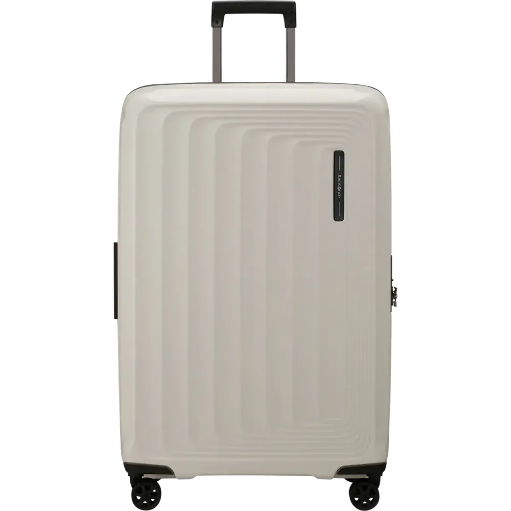 Samsonite NUON utvidbar stor koffert 75 cm Matt Quartz-Harde kofferter-BagBrokers
