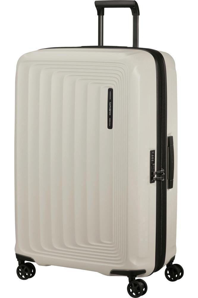Samsonite NUON utvidbar stor koffert 75 cm Matt Quartz-Harde kofferter-BagBrokers