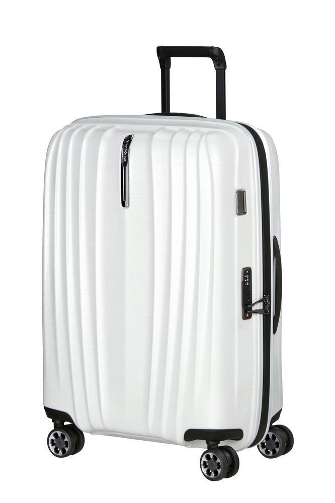 Samsonite Nexis Medium Koffert 70 CM 4 hjul Cotton White-Harde kofferter-BagBrokers