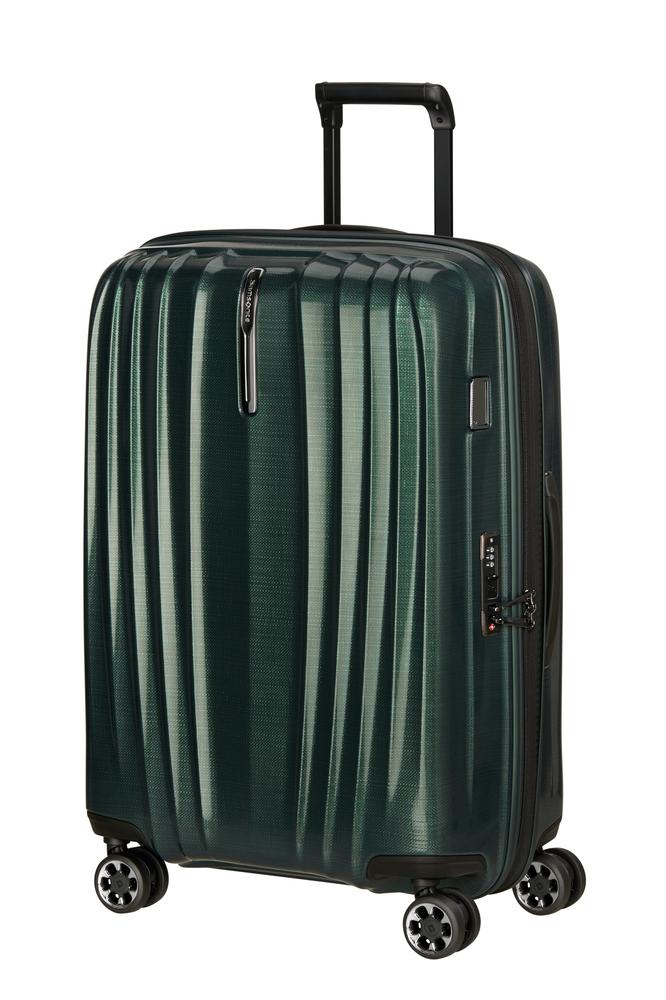 Samsonite Nexis medium Koffert 70 cm 4 hjul Deep Forest-Harde kofferter-BagBrokers