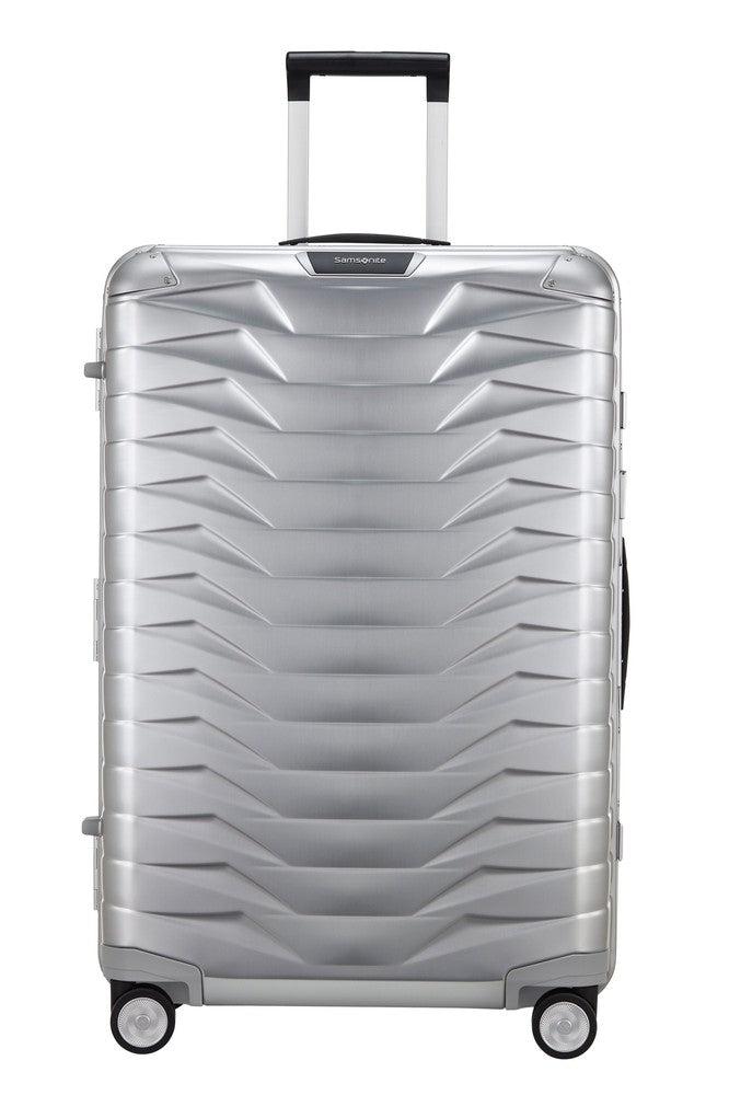 Samsonite PROXIS ALU stor koffert 76 cm /91 L Aluminium-Harde kofferter-BagBrokers