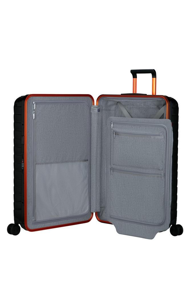Samsonite PROXIS ALU stor koffert 76 cm /91 L Graphite/ Apricot-Harde kofferter-BagBrokers