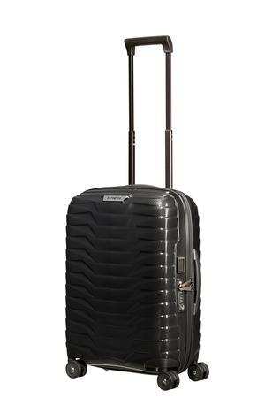 Samsonite PROXIS Utvidbar kabinkoffert med 4 hjul Black-Harde kofferter-BagBrokers