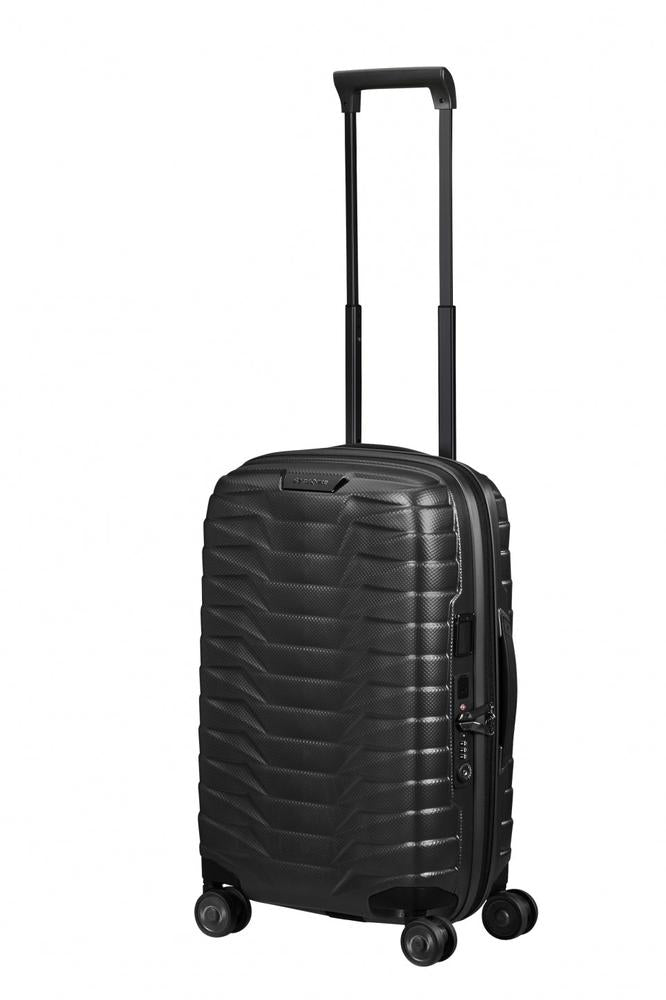 Samsonite PROXIS Utvidbar Smal kabinkoffert 35 cm bredde 4 hjul Matt Graphite-Harde kofferter-BagBrokers