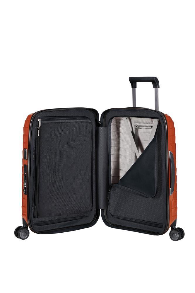 Samsonite PROXIS Utvidbar kabinkoffert 55 cm med 4 hjul Flame-Harde kofferter-BagBrokers