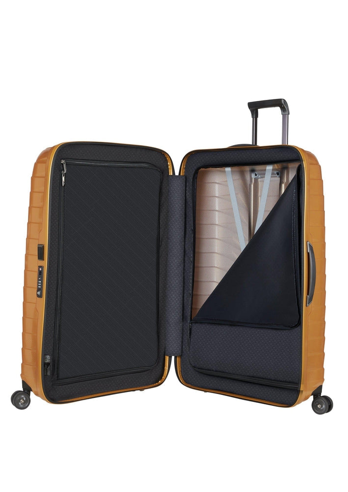 Samsonite PROXIS XL ekstra stor koffert 81 cm/125 L/ 3,5 kg Honey Gold-Harde kofferter-BagBrokers