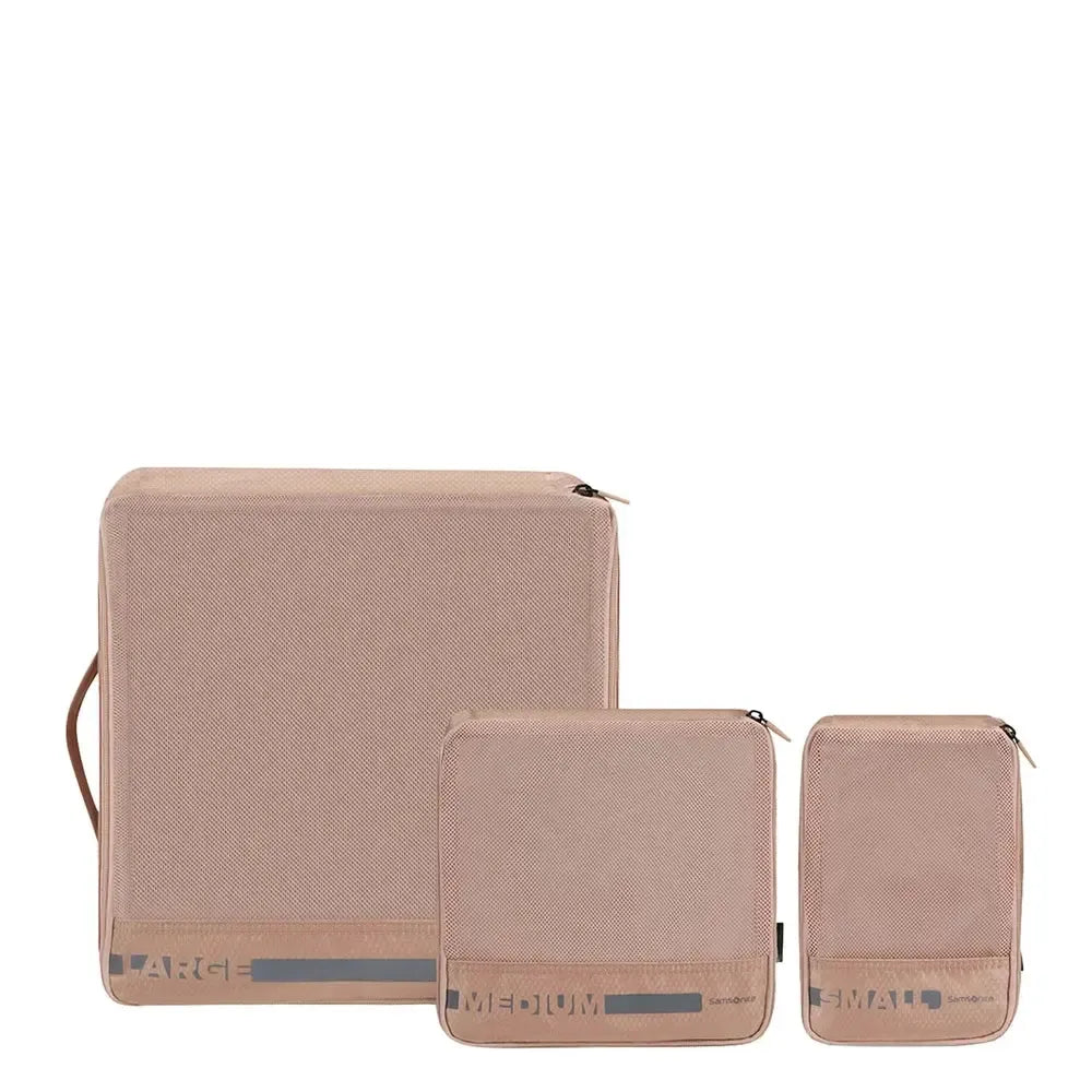 Samsonite Pack-Sized pakkekuber med 3 poser Rose-Toalettmappe-BagBrokers
