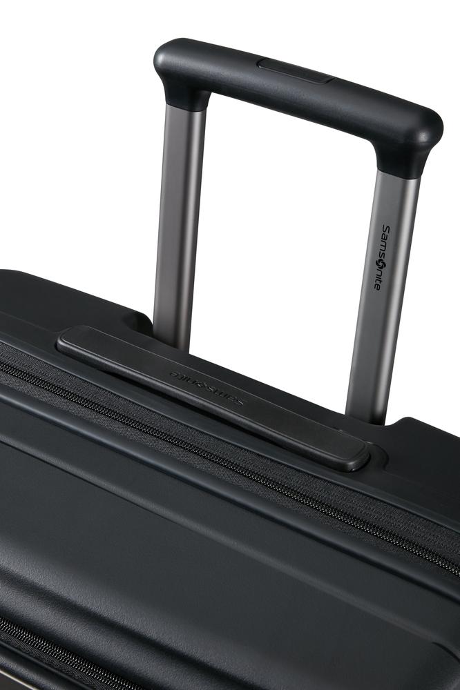 Samsonite Paralux Utvidbar koffert med dobbel inngang 75 cm Black-Harde kofferter-BagBrokers
