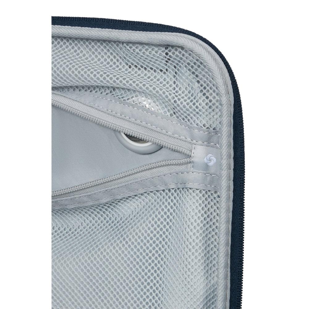 Samsonite Paralux Utvidbar koffert med dobbel inngang 75 cm Midnight Navy-Harde kofferter-BagBrokers