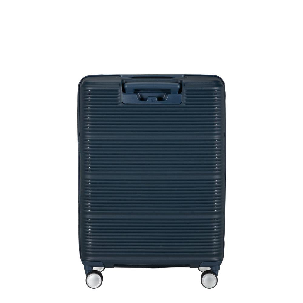 Samsonite Paralux Utvidbar koffert med dobbel inngang 75 cm Midnight Navy-Harde kofferter-BagBrokers