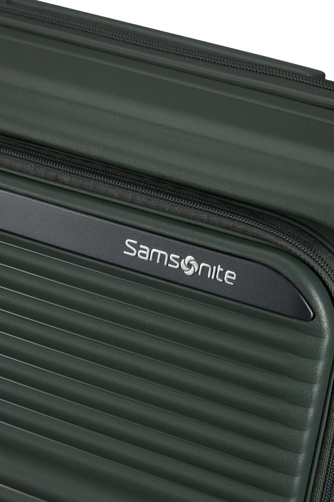 Samsonite Paralux Utvidbar koffert med dobbel inngang 75 cm Oliven-Harde kofferter-BagBrokers