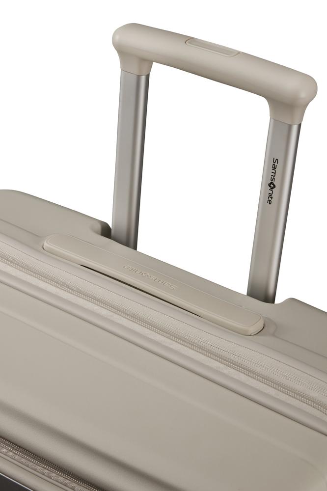 Samsonite Paralux Utvidbar koffert med dobbel inngang 75 cm Stone Grey-Harde kofferter-BagBrokers