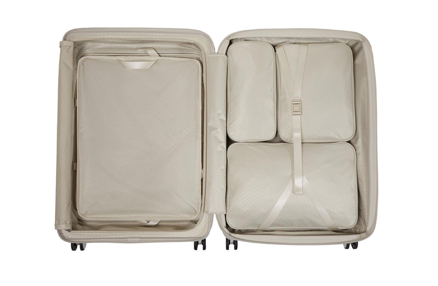 Samsonite Paralux Utvidbar koffert med dobbel inngang 75 cm Stone Grey-Harde kofferter-BagBrokers