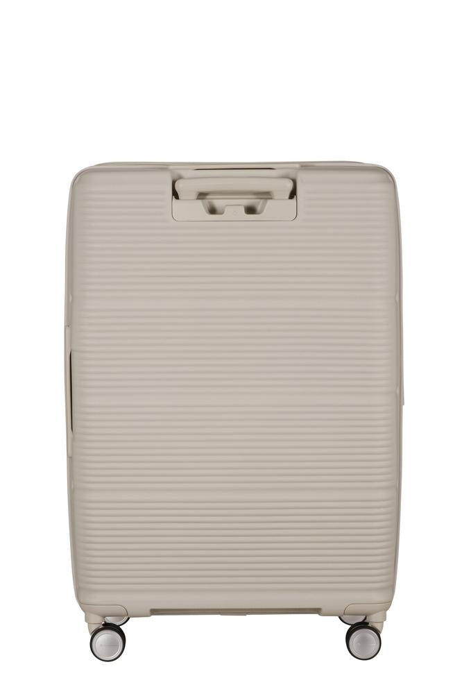 Samsonite Paralux Utvidbar koffert med dobbel inngang 75 cm Stone Grey-Harde kofferter-BagBrokers