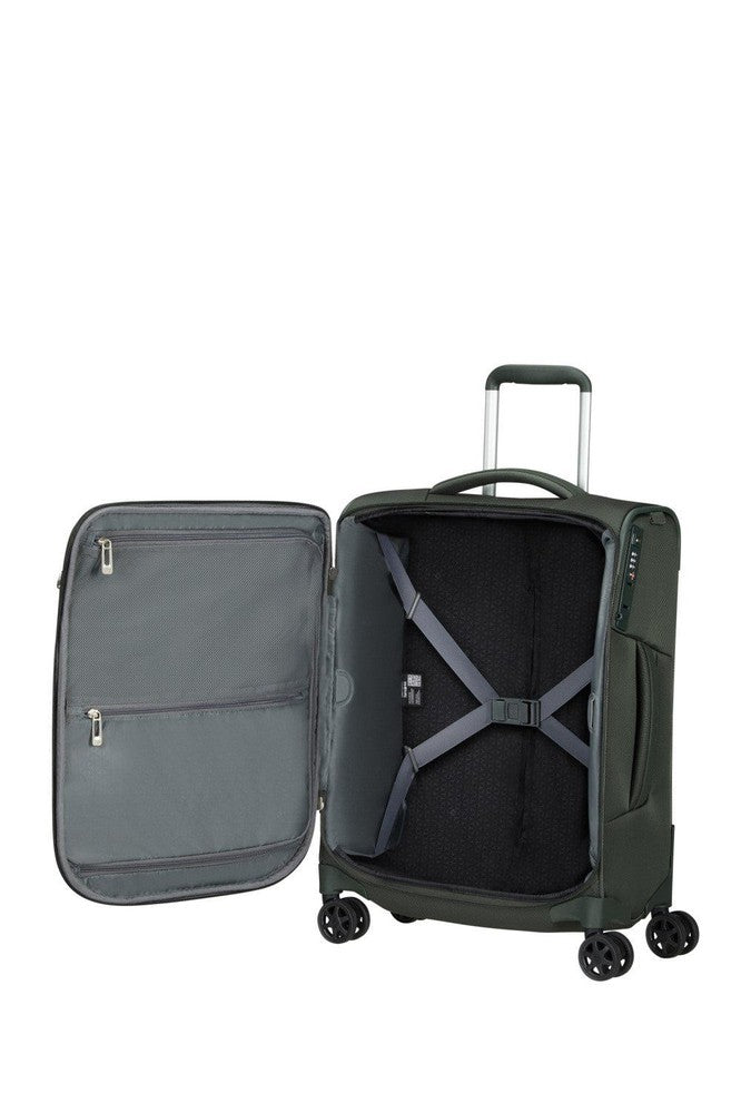 Samsonite RESPARK Kabinkoffert med 4 hjul 55 cm Forest Green-Myke kofferter-BagBrokers